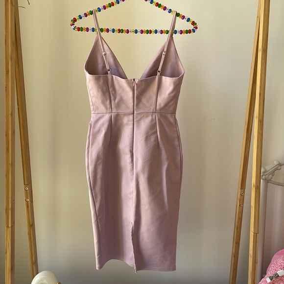 🎉HOST PICK🎉BNWT✨LUVALOT dusty pink mini dress - Picture 4 of 8